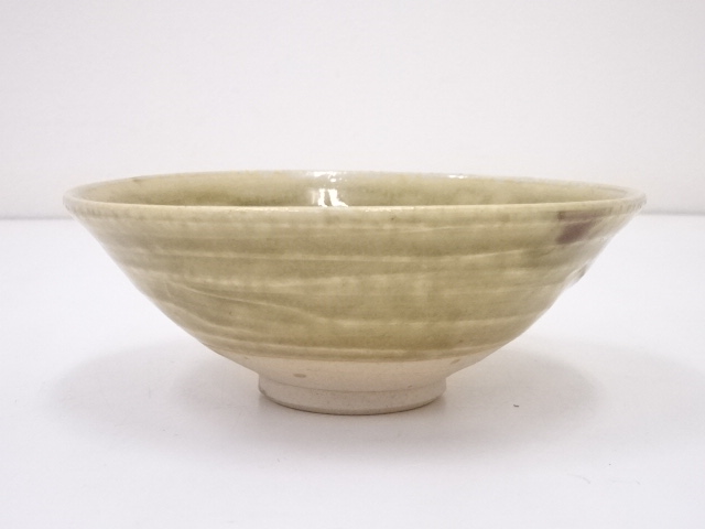 JAPANESE TEA CEREMONY / KI-SETO TEA BOWL CHAWAN